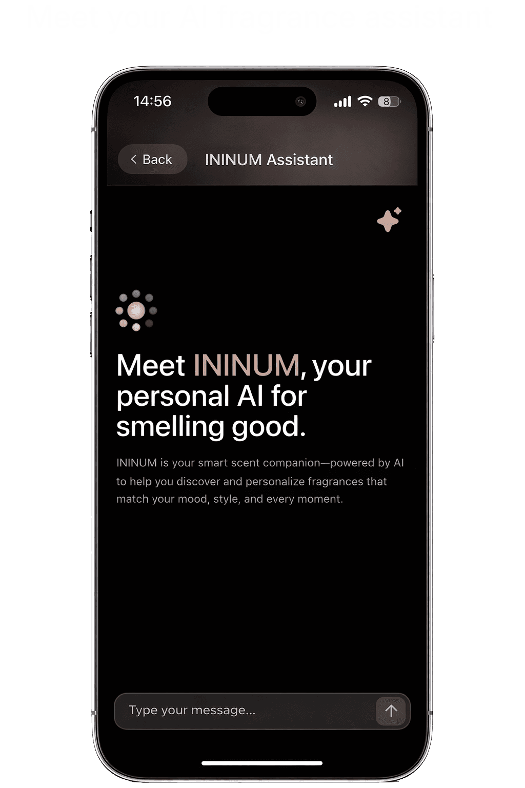 ININUM app screen 1