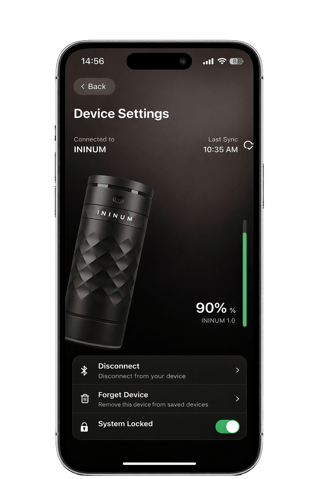 ININUM app screen 2
